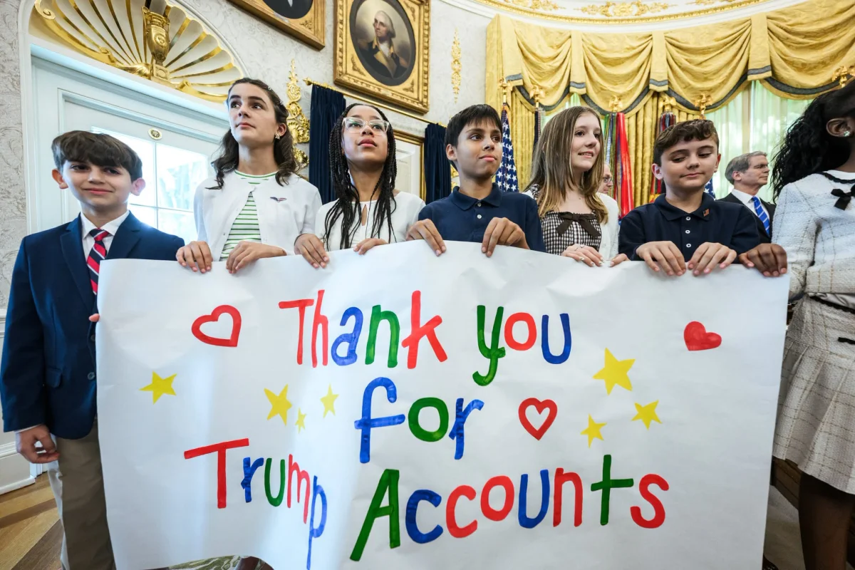 Susan and Michael Dell Visit Oval Office to Tout Trump Accounts Auto Enrollment