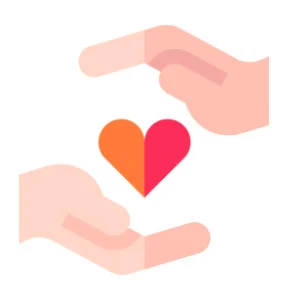 holding heart