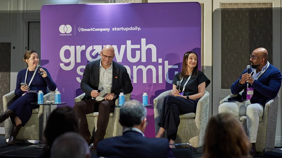 Mastercard the rise of agentic commerce panel at Growth Summit Sydney.
