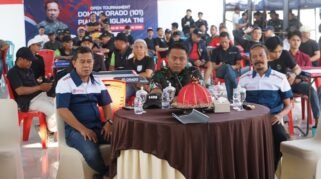 Sebanyak 126 pasangan mengikuti Turnamen Domino Orado Piala Panglima TNI di Makodim 1409/Gowa. Pasangan Aswar dan Muh. Fitrah Nur meraih juara pertama.